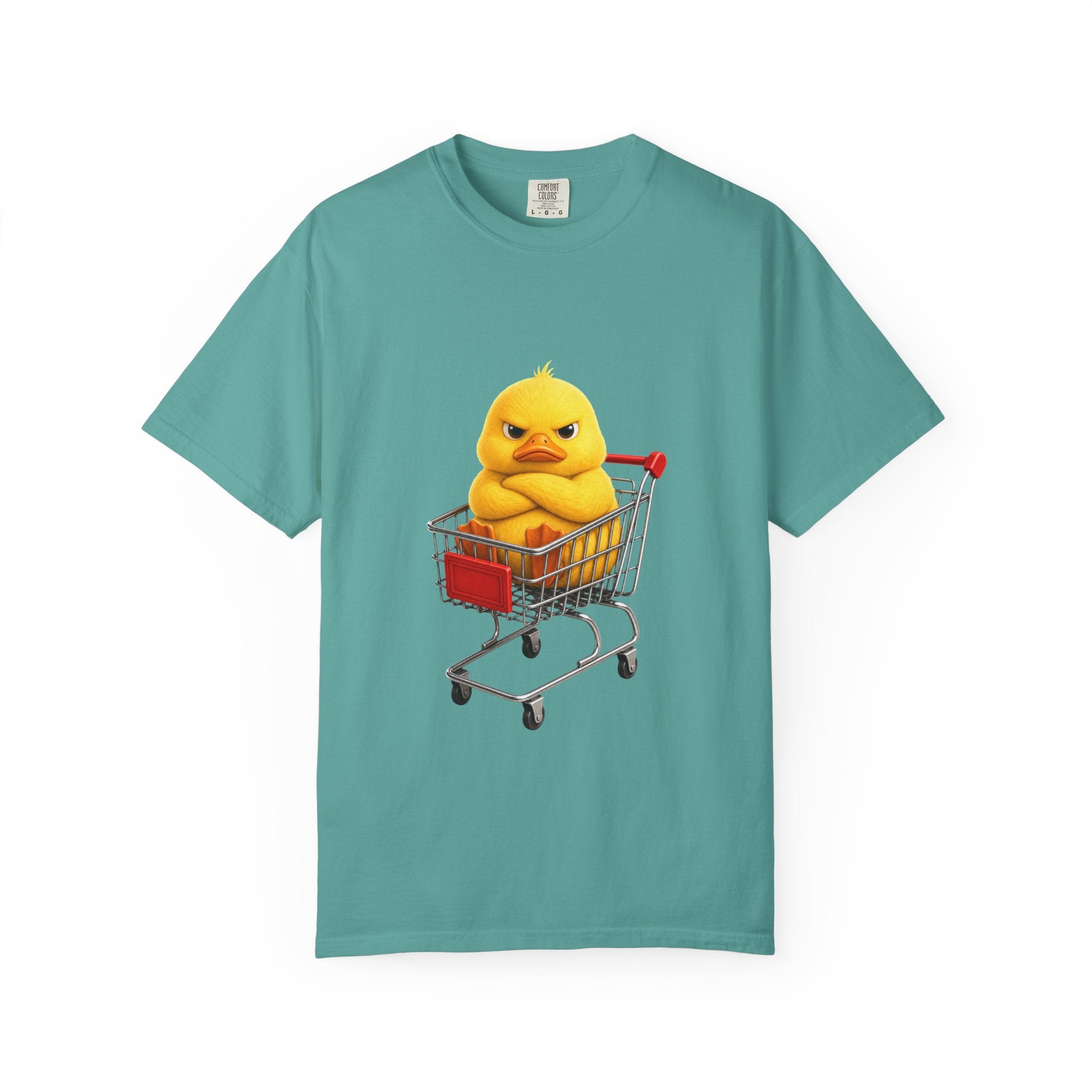 Angry Duckling in Shopping Cart T-Shirt