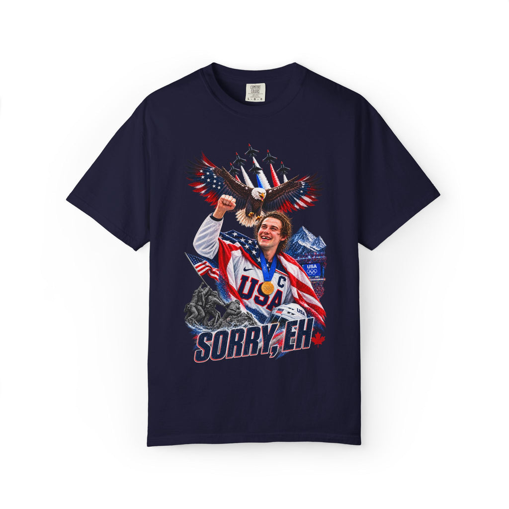 Olympic Hockey 'SORRY, EH' USA Champion T-Shirt