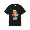 Alpaca Artist T-Shirt — Cute Rainbow Painter Llama Graphic Tee