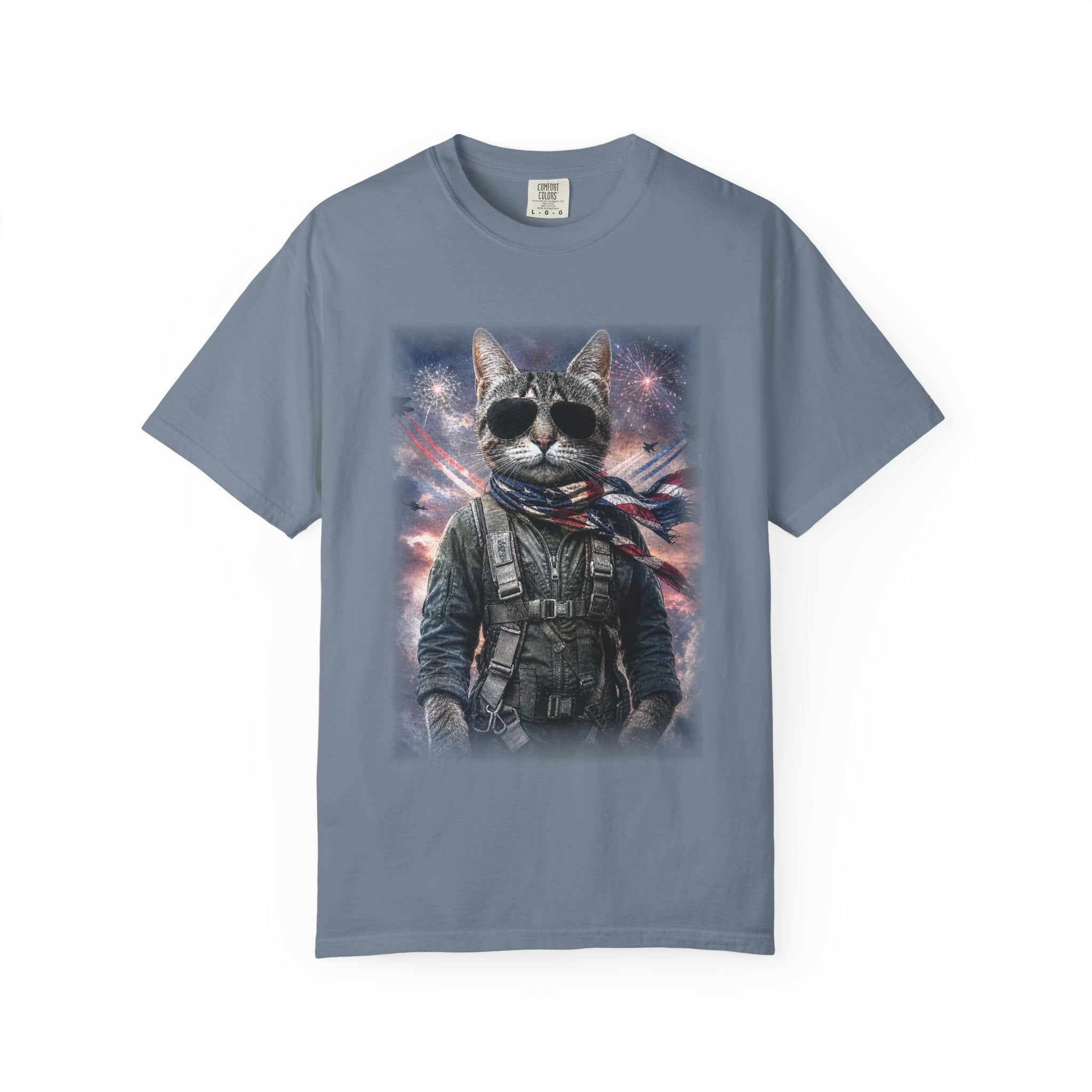 Patriotic Space Aviator Graphic Tee