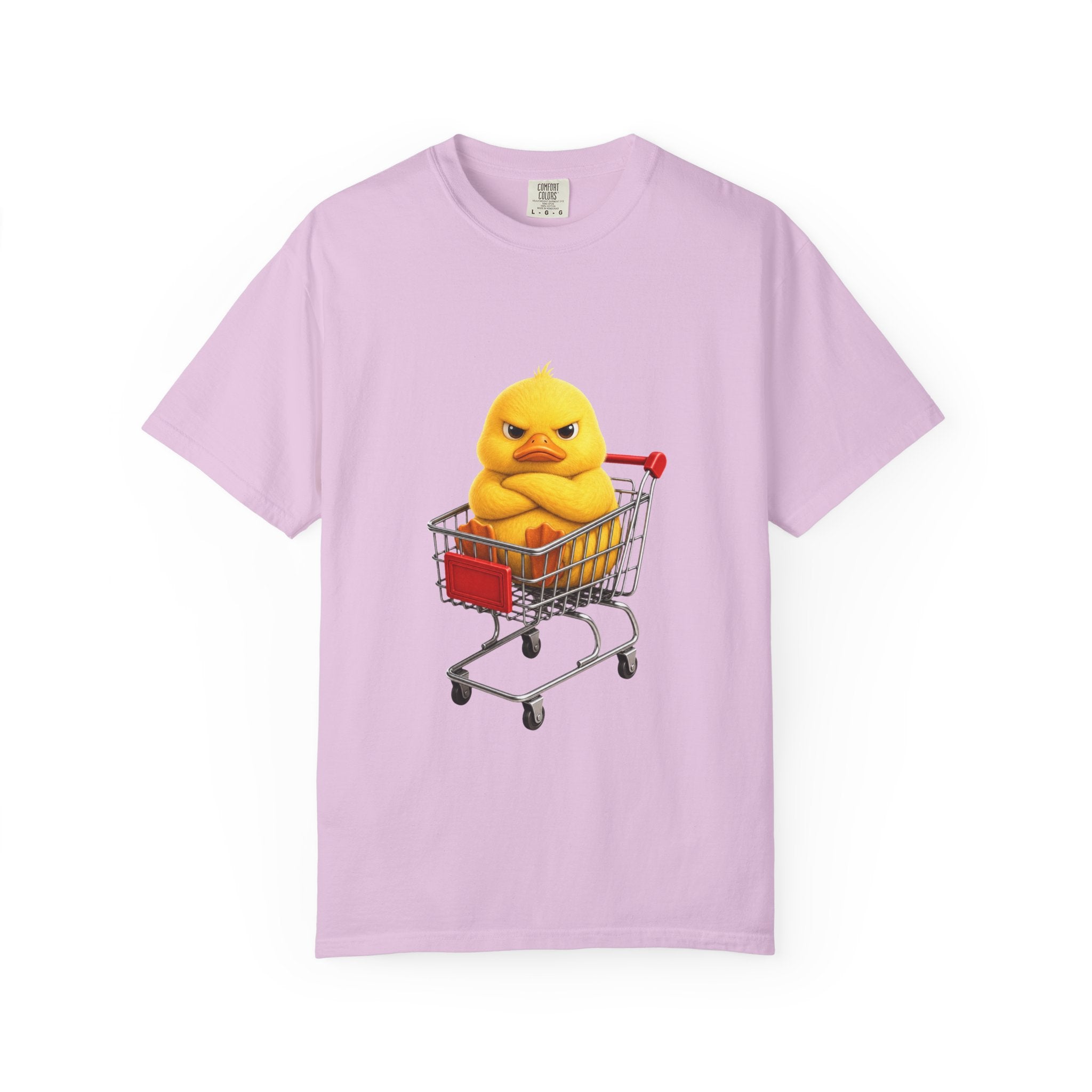 Angry Duckling in Shopping Cart T-Shirt