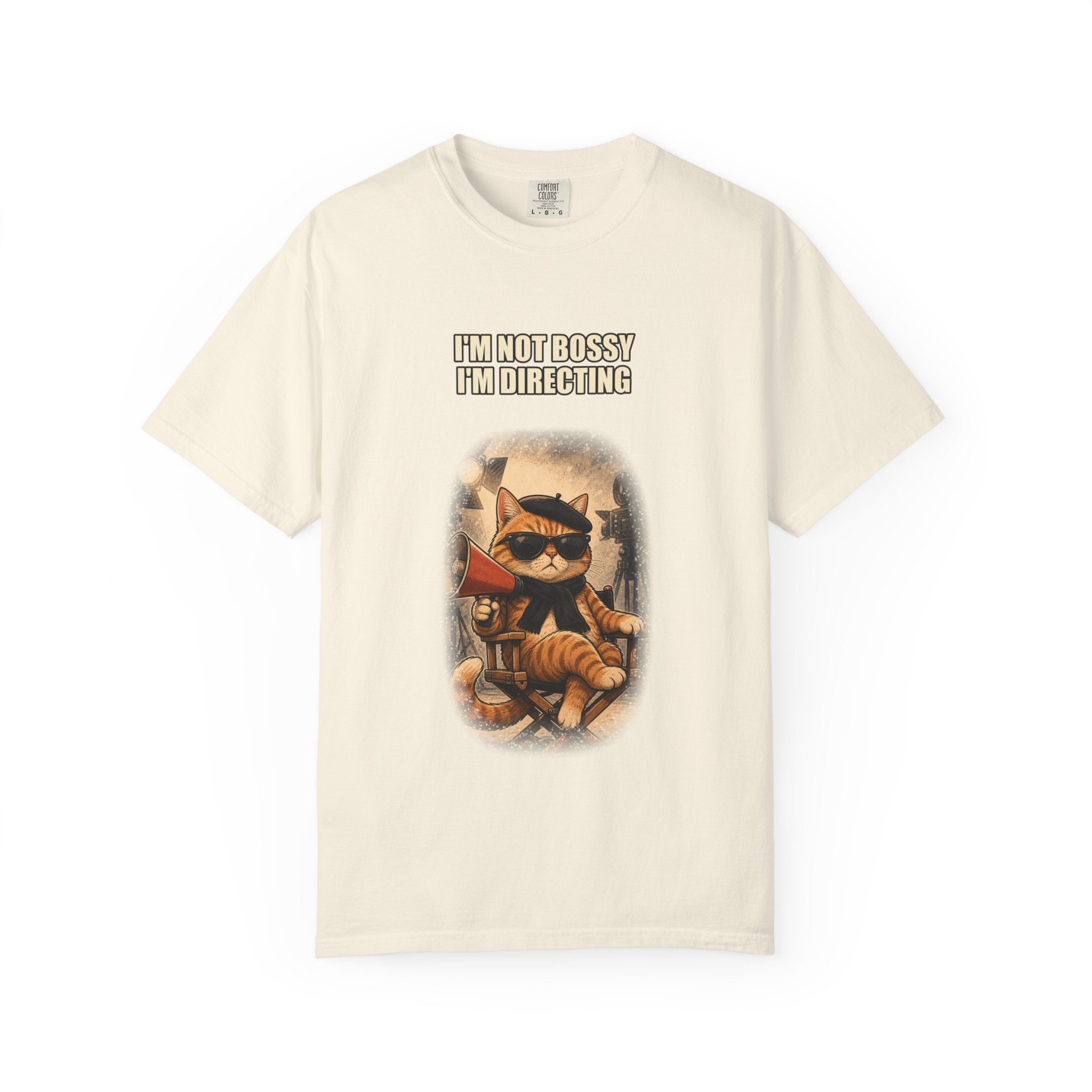 Cat Director T-Shirt — "I'm Not Bossy I'm Directing" Graphic Tee