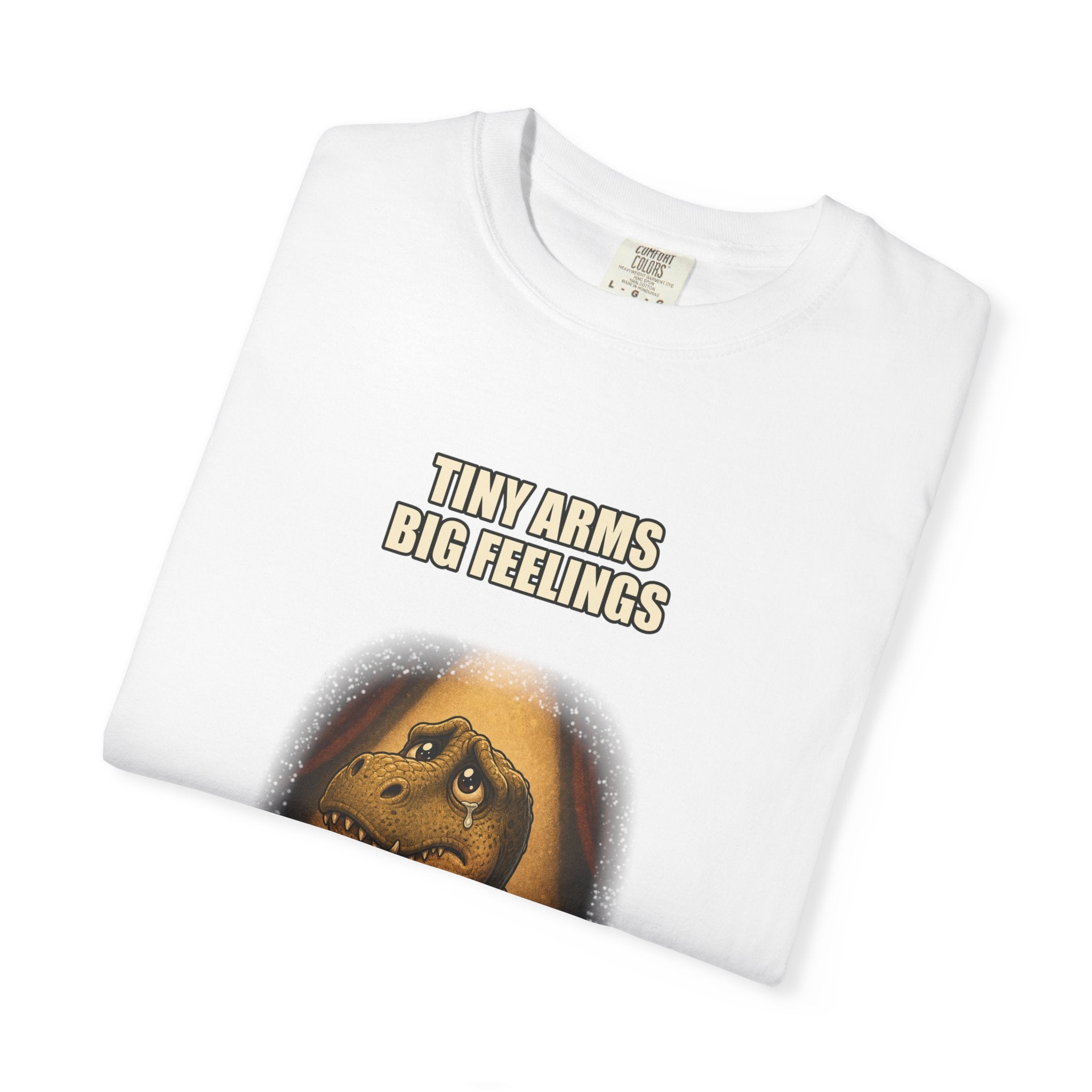 T‑Shirt — Tiny Arms Big Feelings Cute Creature Graphic Tee