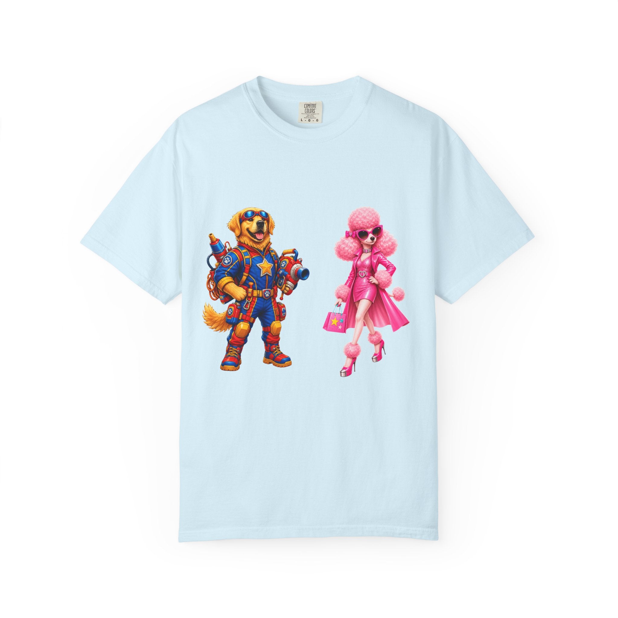 T-Shirt — Retro Toy Soldier & Pink Fashion Doll Graphic