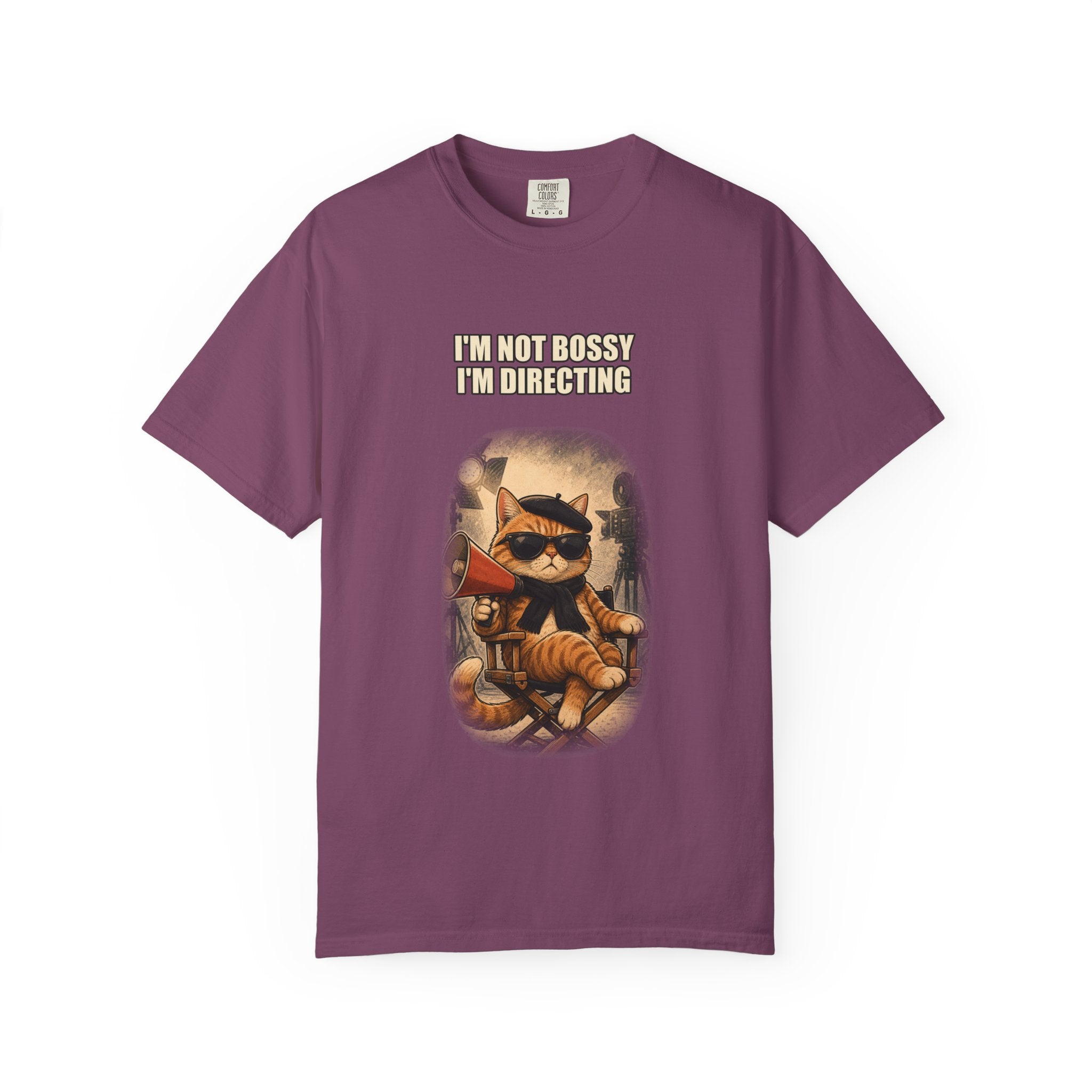 Cat Director T-Shirt — "I'm Not Bossy I'm Directing" Graphic Tee