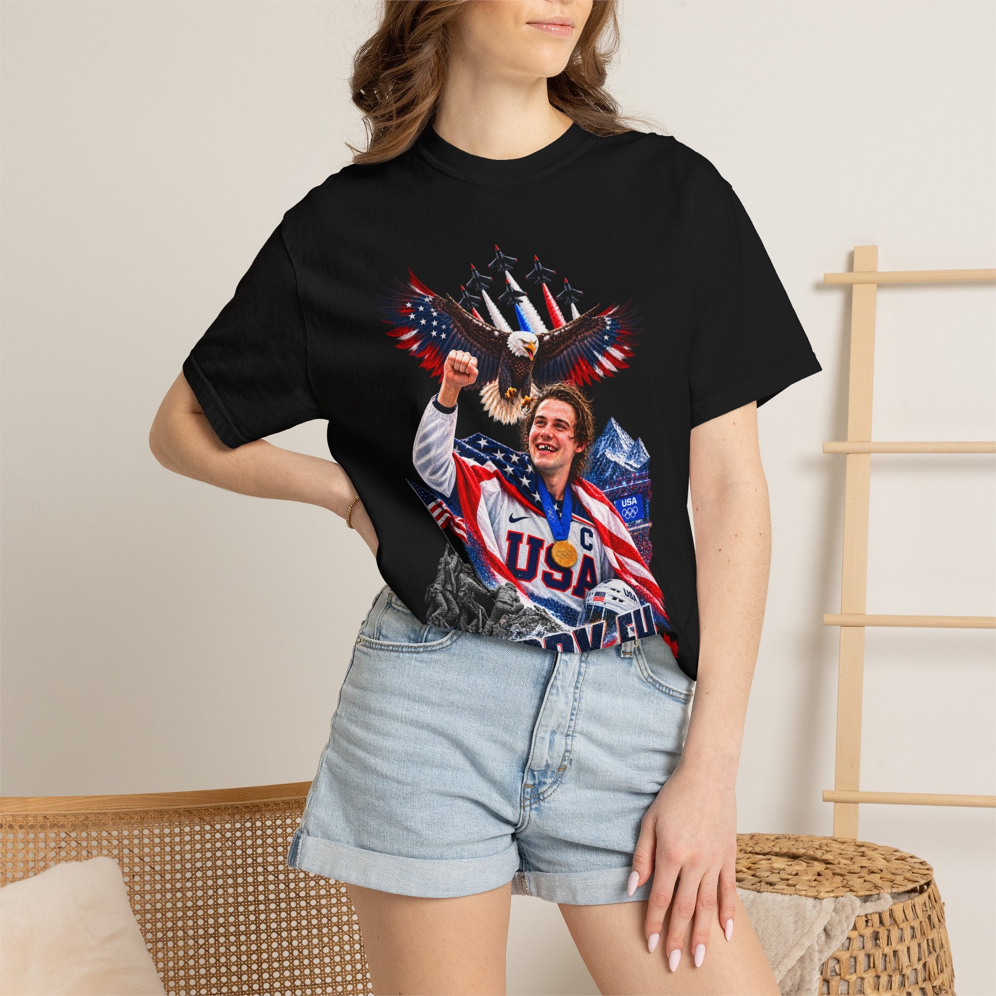 Olympic Hockey 'SORRY, EH' USA Champion T-Shirt