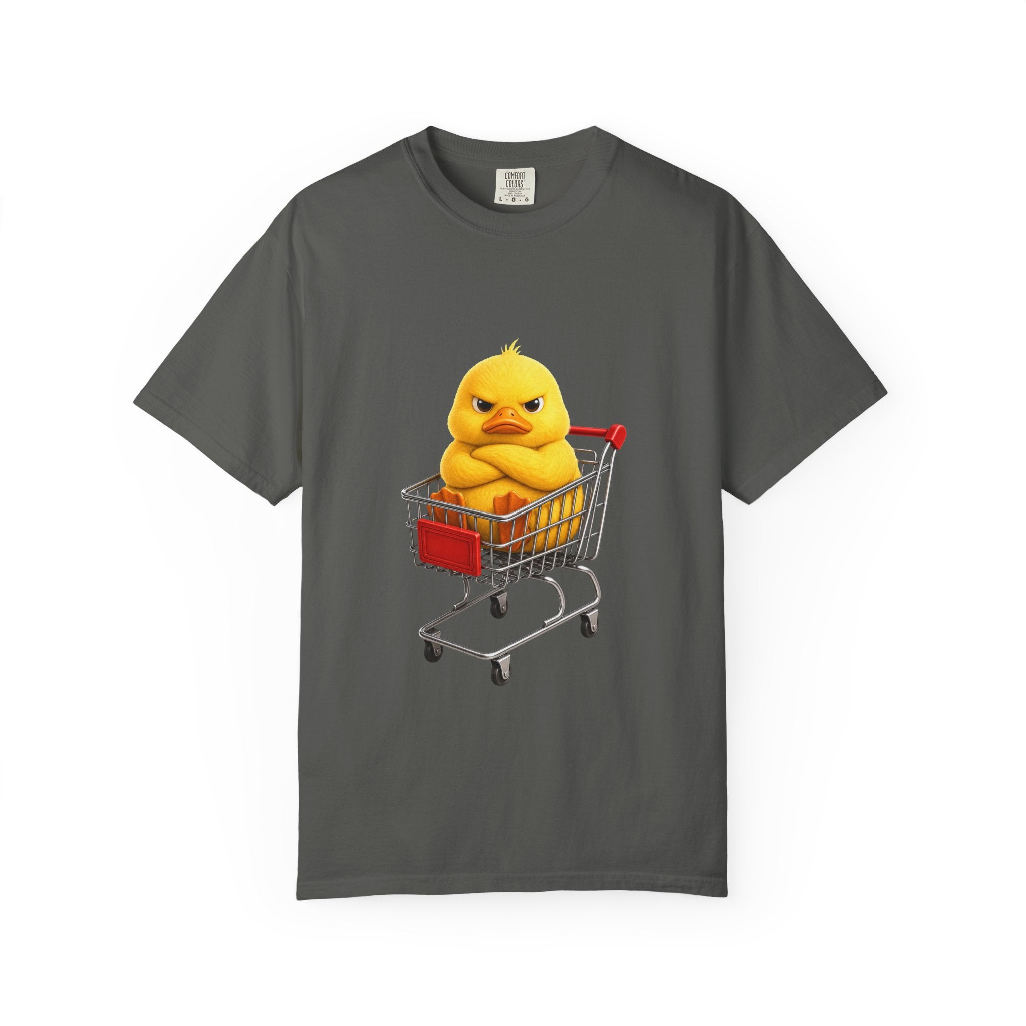 Angry Duckling in Shopping Cart T-Shirt