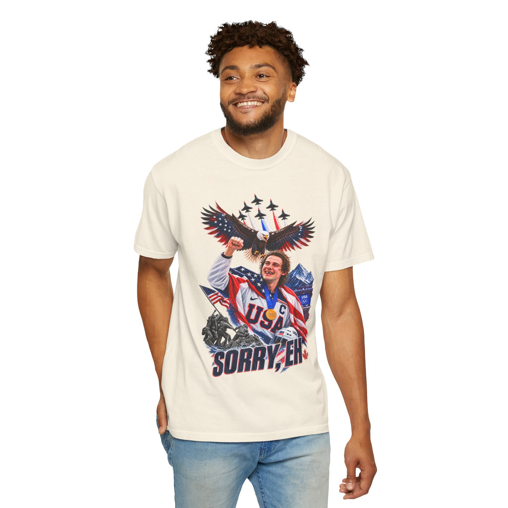 Olympic Hockey 'SORRY, EH' USA Champion T-Shirt