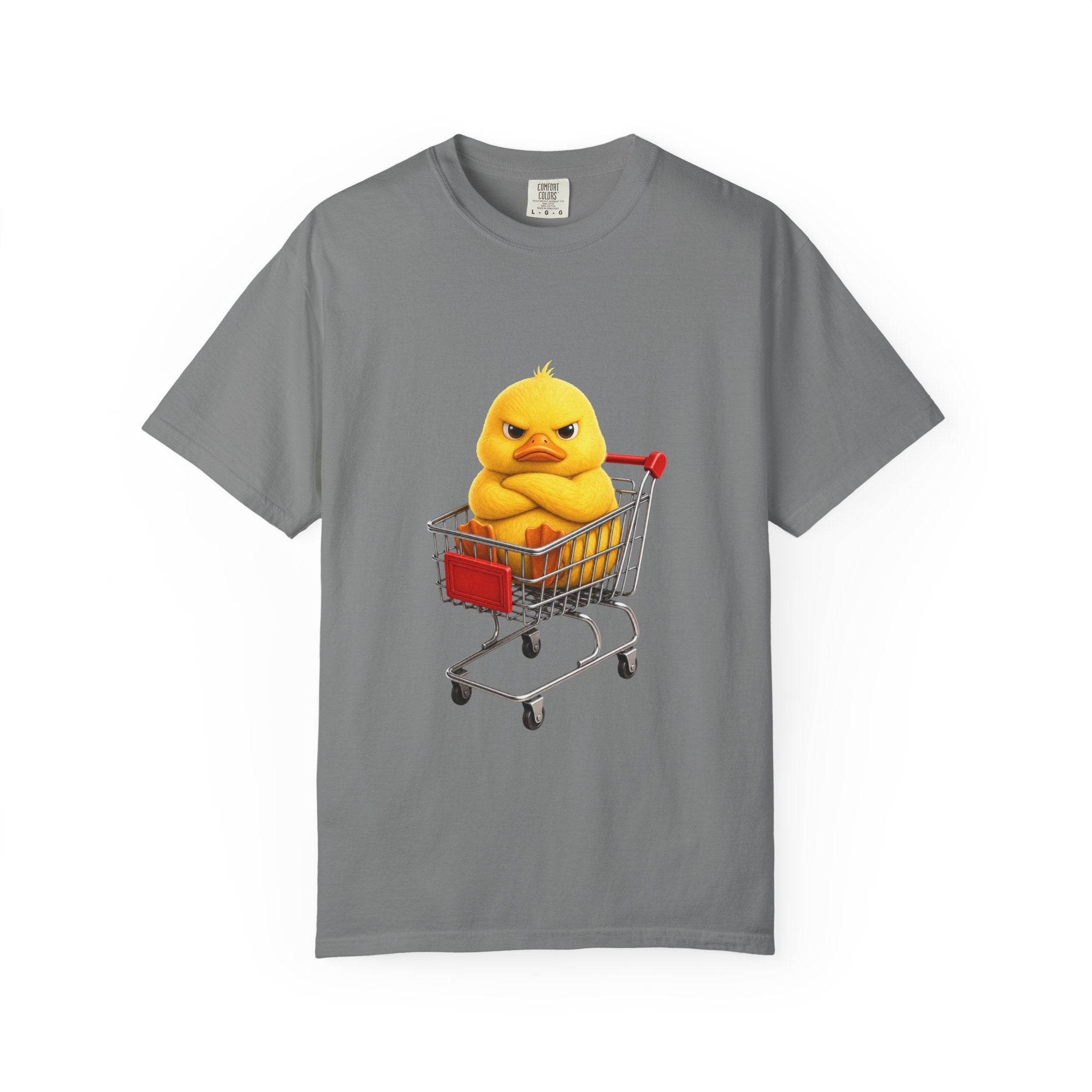 Angry Duckling in Shopping Cart T-Shirt