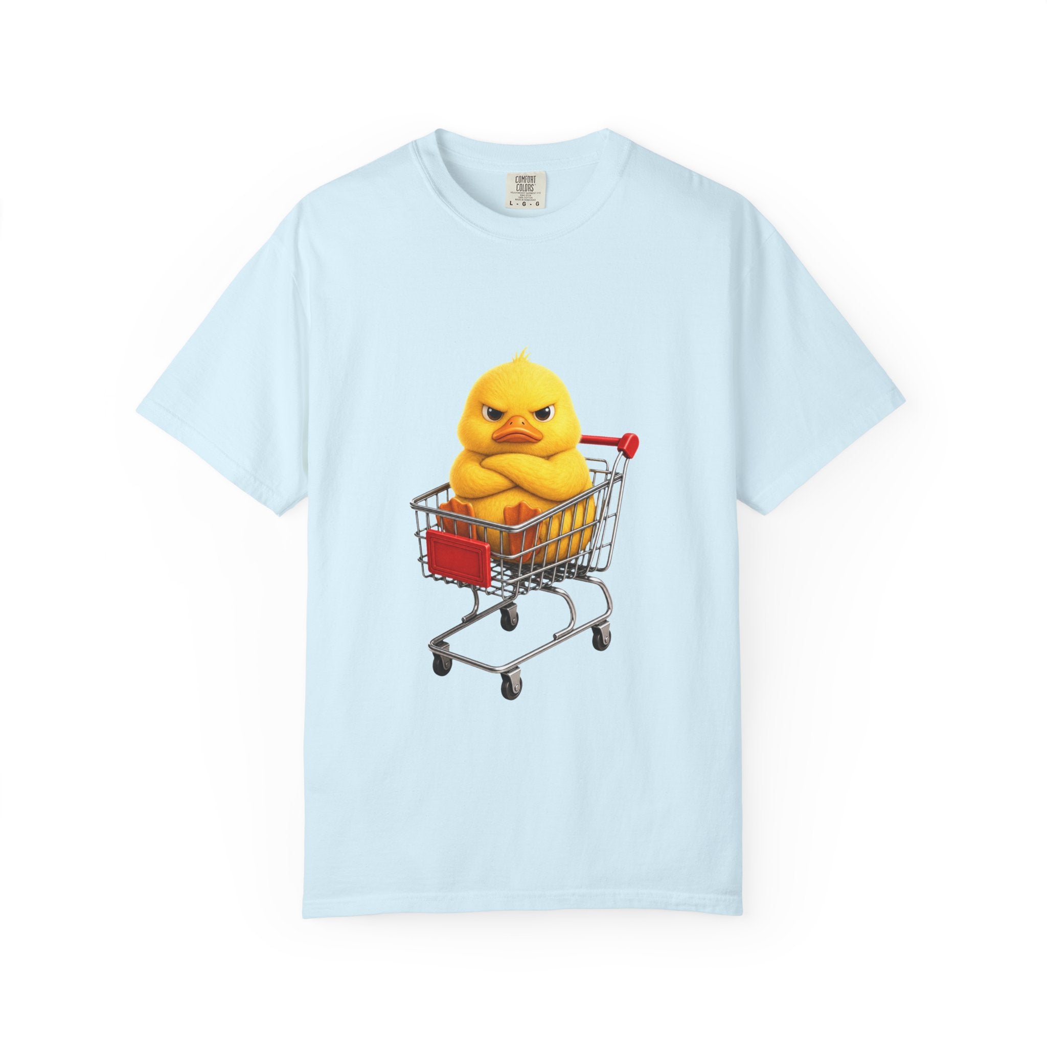 Angry Duckling in Shopping Cart T-Shirt