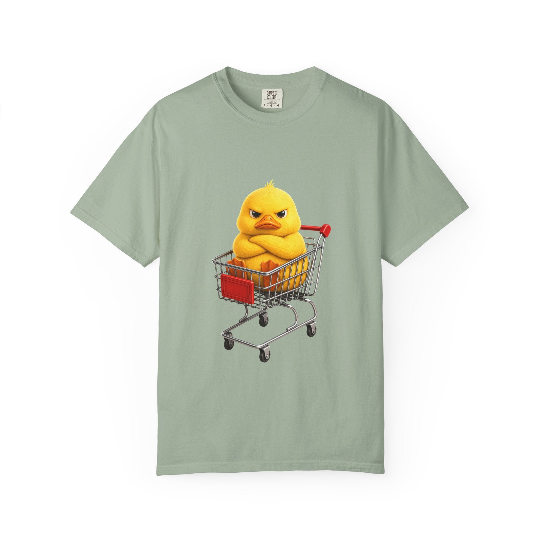 Angry Duckling in Shopping Cart T-Shirt