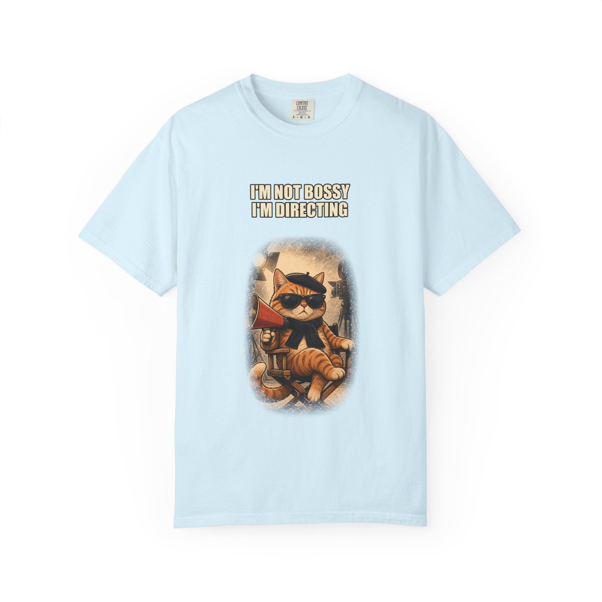 Cat Director T-Shirt — "I'm Not Bossy I'm Directing" Graphic Tee