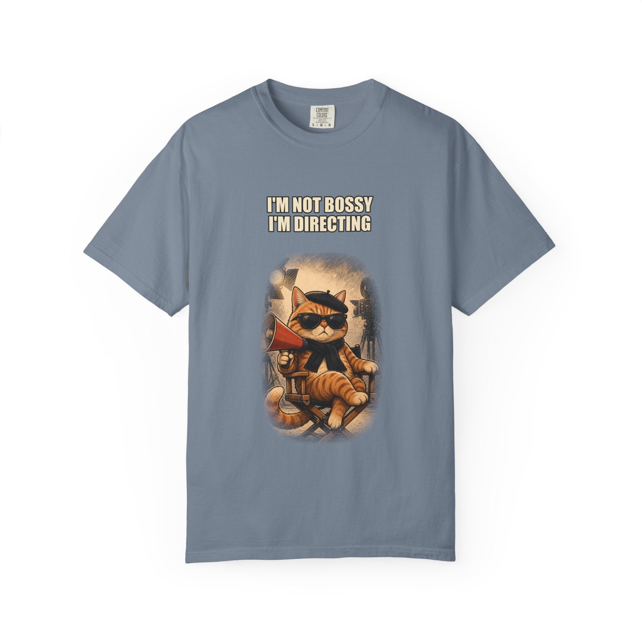 Cat Director T-Shirt — "I'm Not Bossy I'm Directing" Graphic Tee