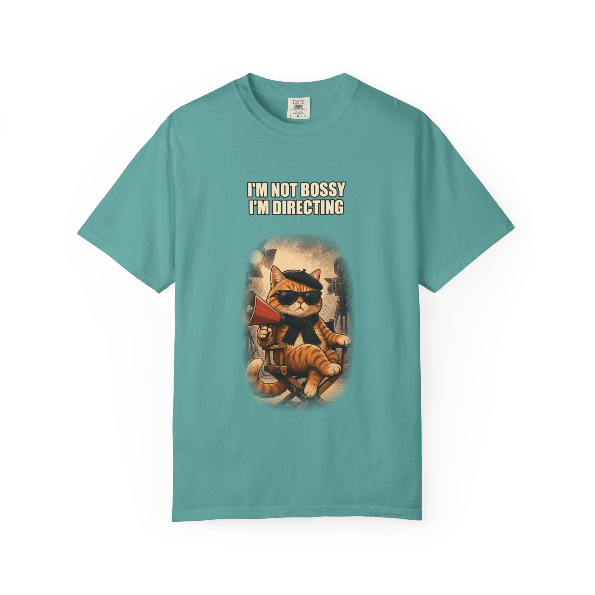 Cat Director T-Shirt — "I'm Not Bossy I'm Directing" Graphic Tee