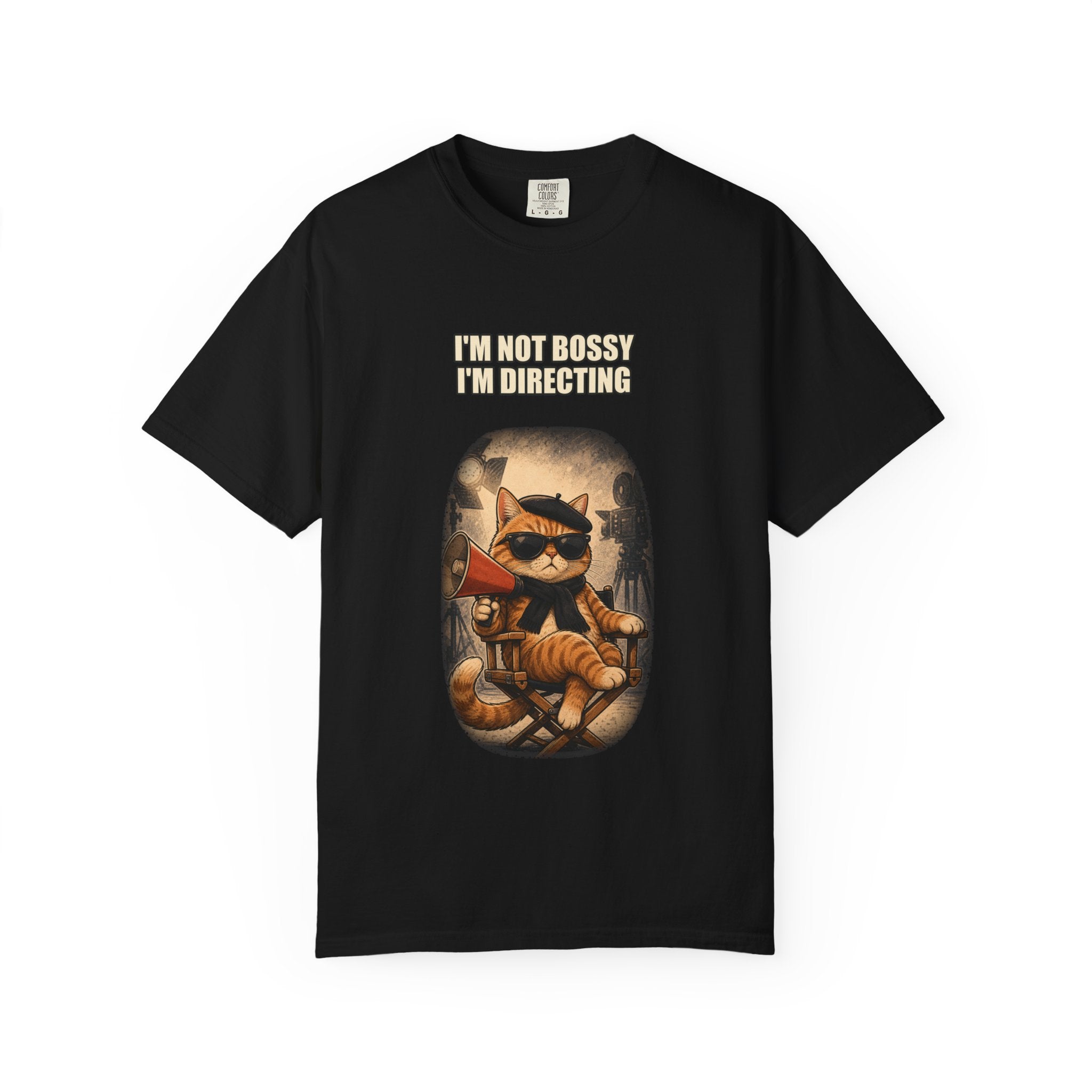 Cat Director T-Shirt — "I'm Not Bossy I'm Directing" Graphic Tee