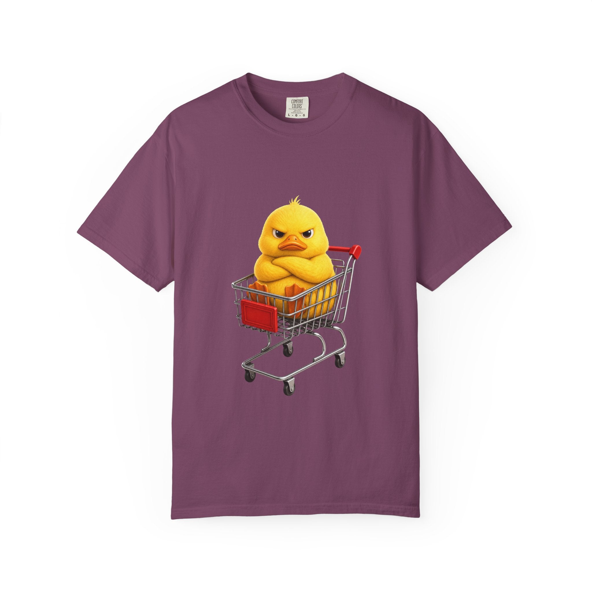 Angry Duckling in Shopping Cart T-Shirt
