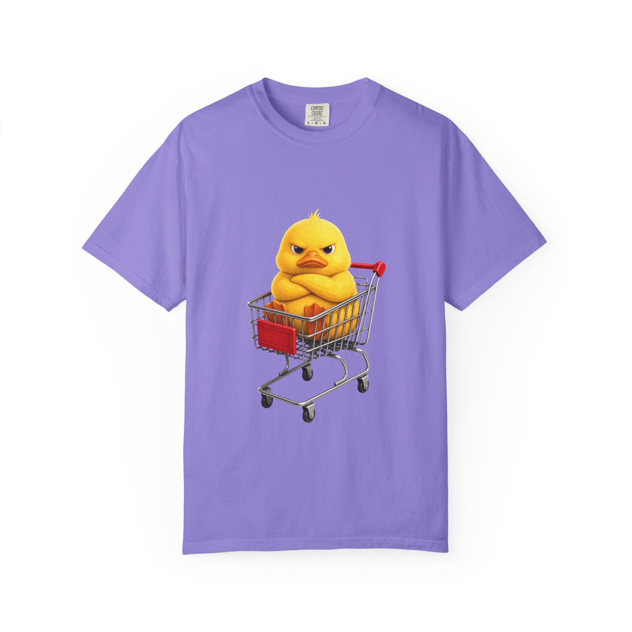 Angry Duckling in Shopping Cart T-Shirt