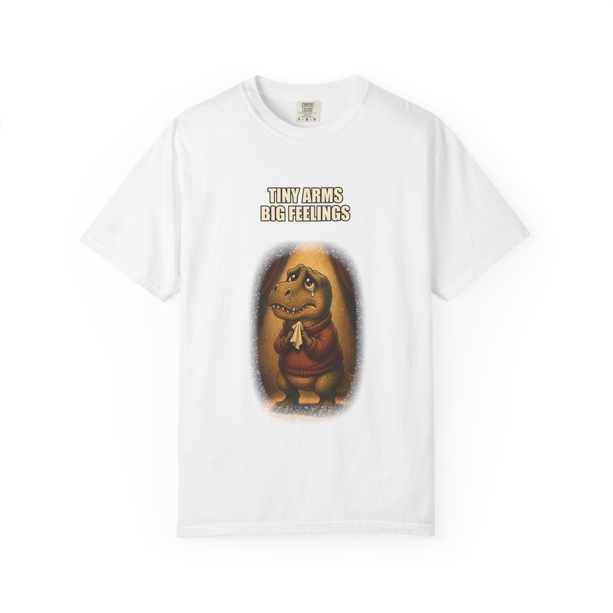 T‑Shirt — Tiny Arms Big Feelings Cute Creature Graphic Tee