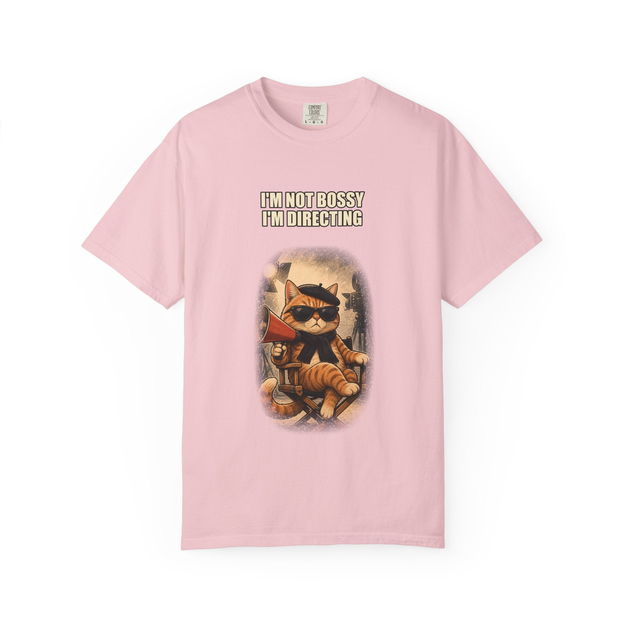 Cat Director T-Shirt — "I'm Not Bossy I'm Directing" Graphic Tee