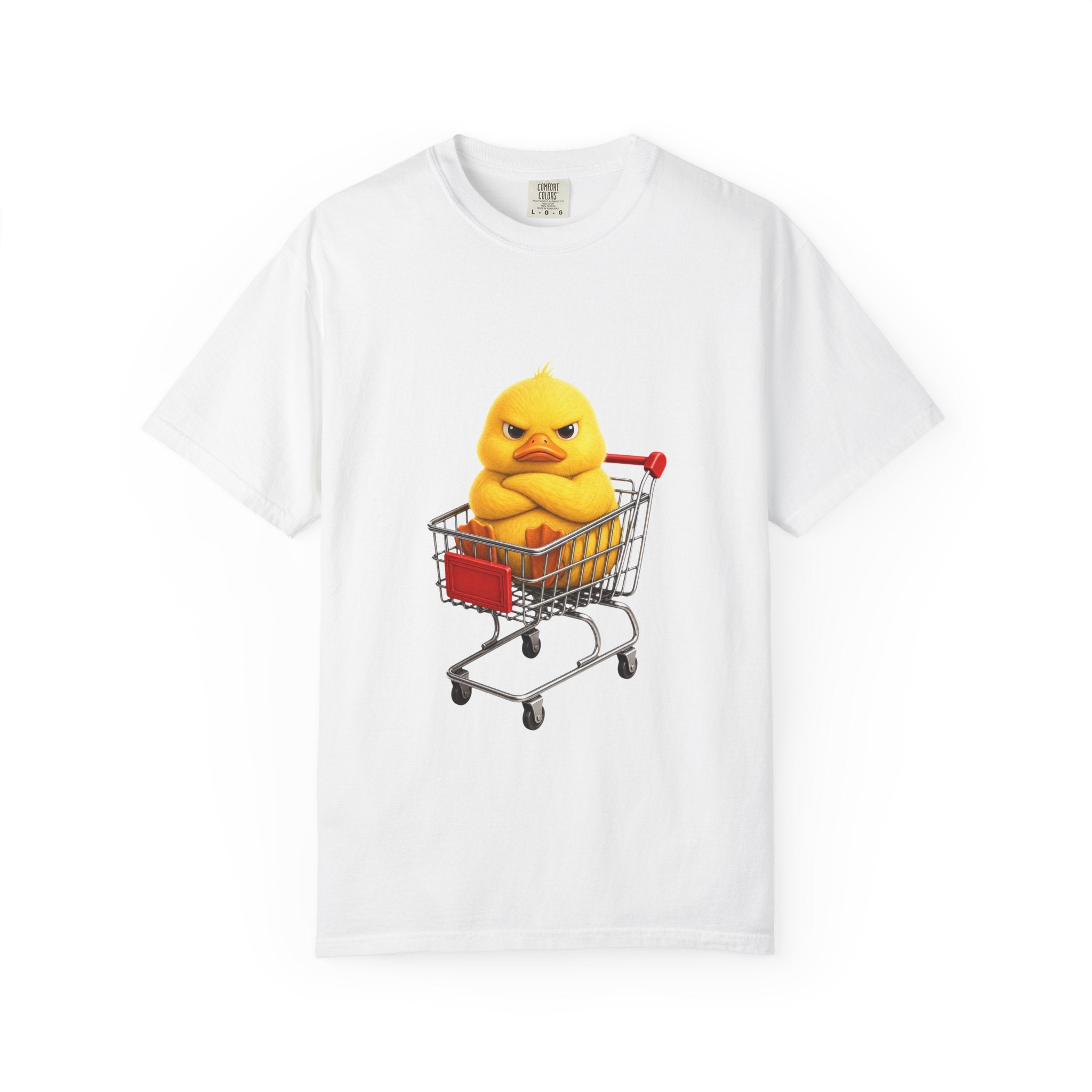 Angry Duckling in Shopping Cart T-Shirt
