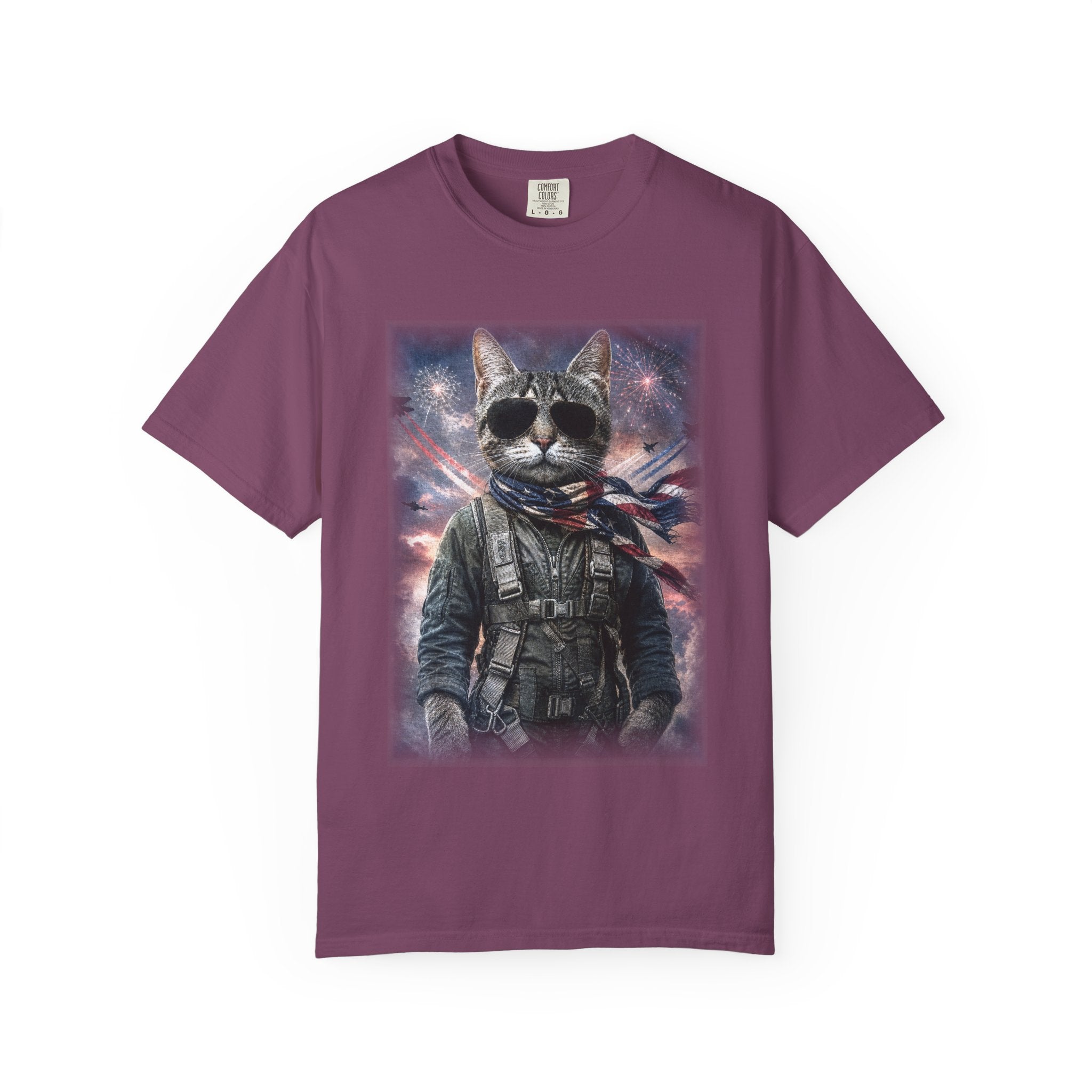 Patriotic Space Aviator Graphic Tee