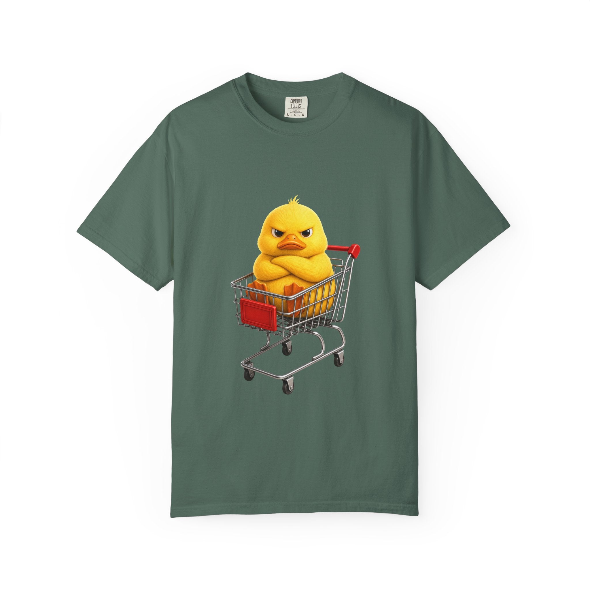 Angry Duckling in Shopping Cart T-Shirt