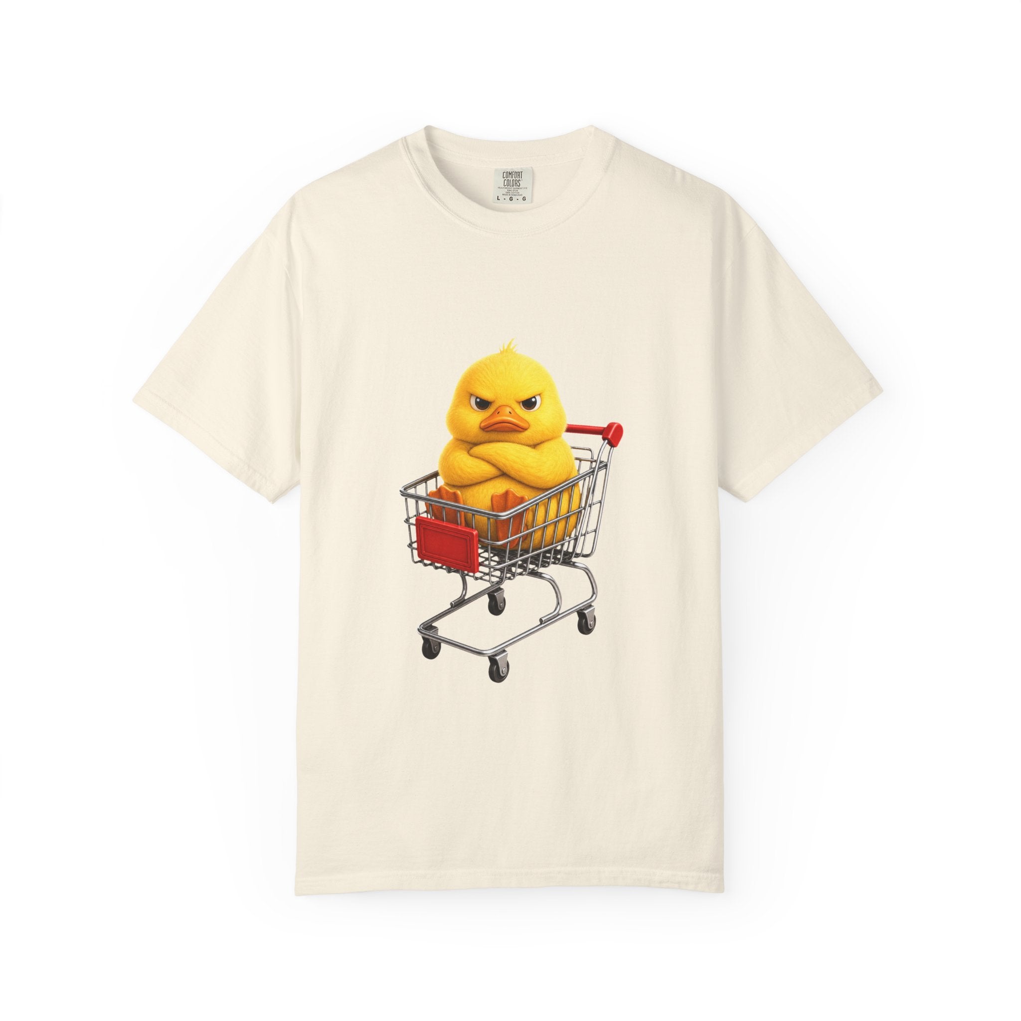 Angry Duckling in Shopping Cart T-Shirt