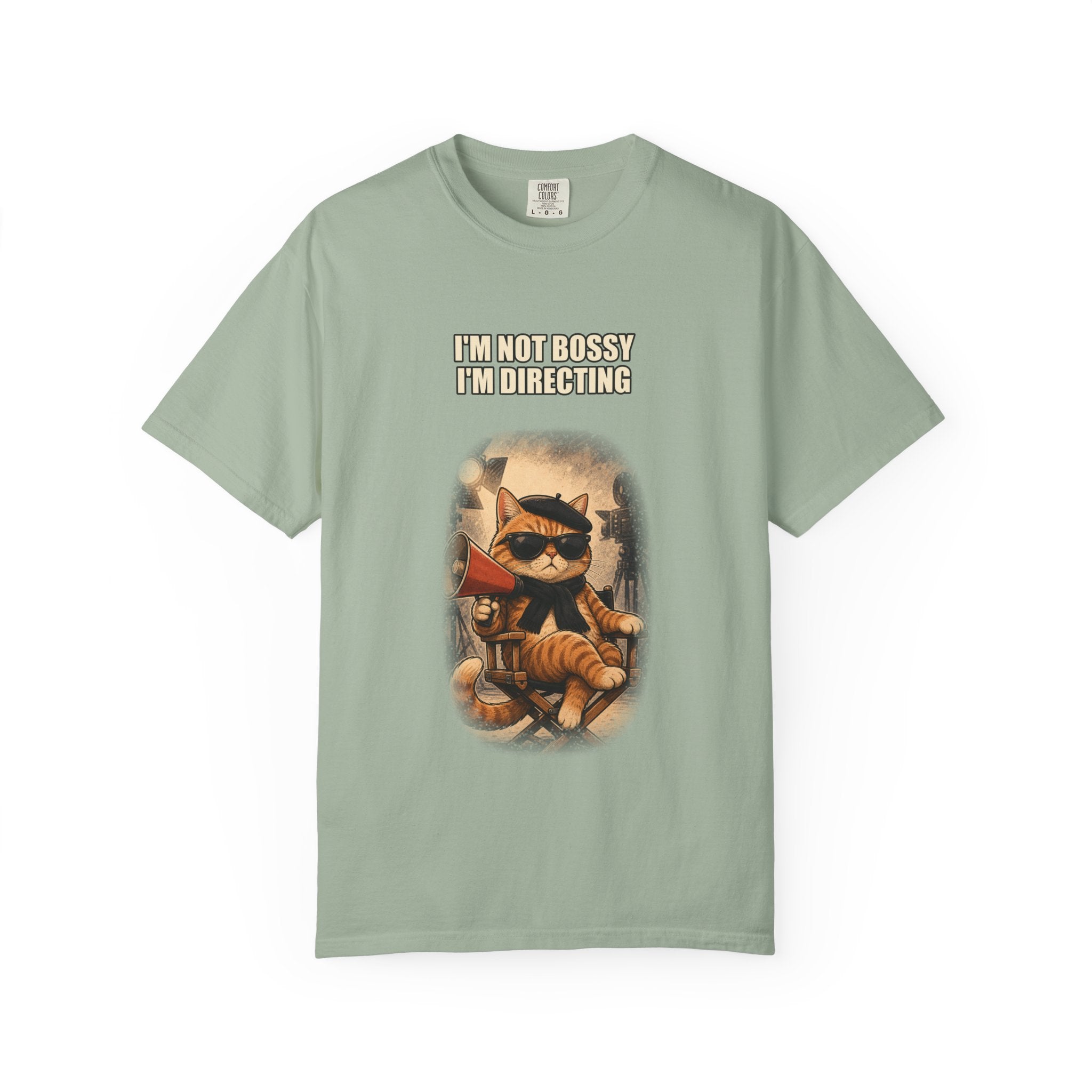Cat Director T-Shirt — "I'm Not Bossy I'm Directing" Graphic Tee