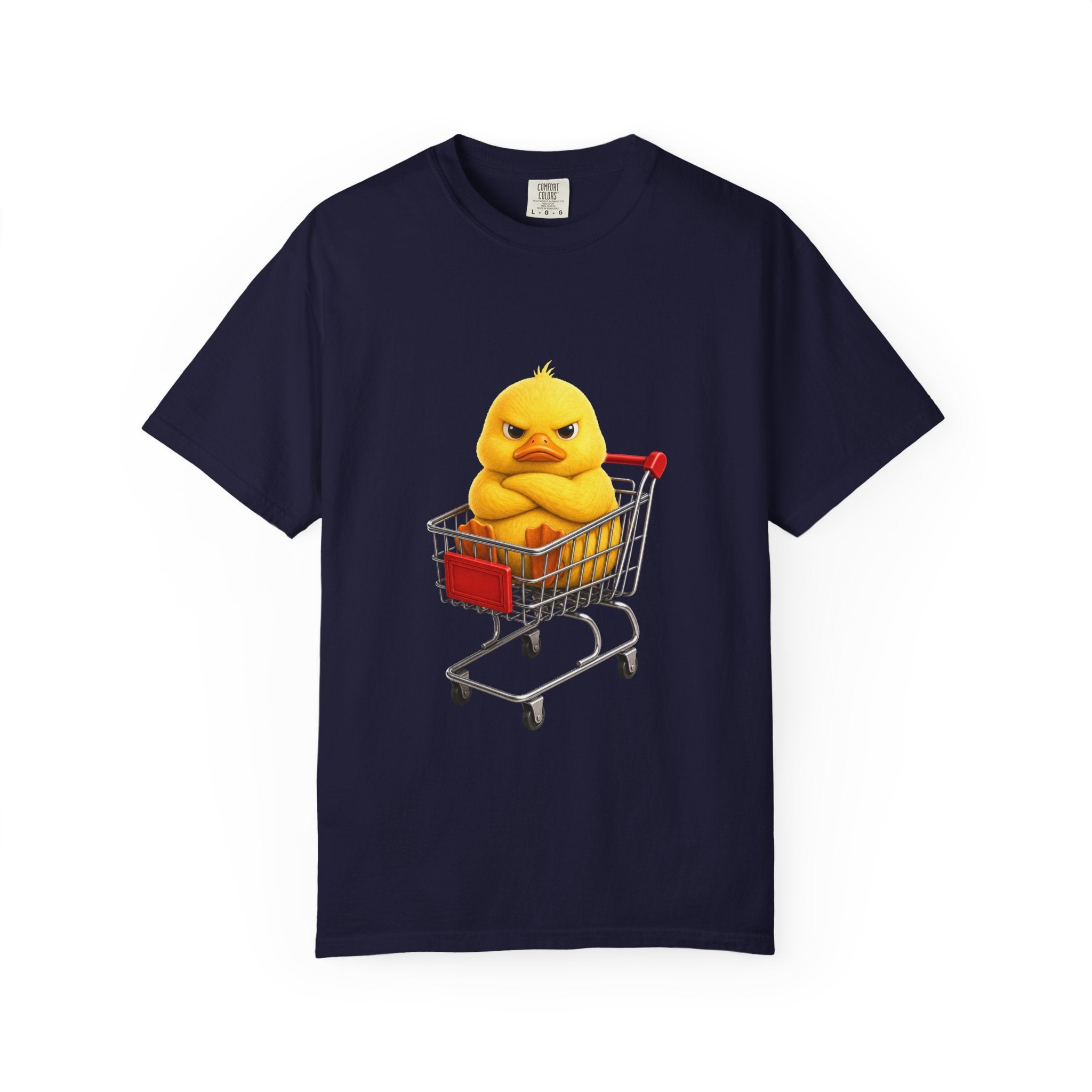 Angry Duckling in Shopping Cart T-Shirt