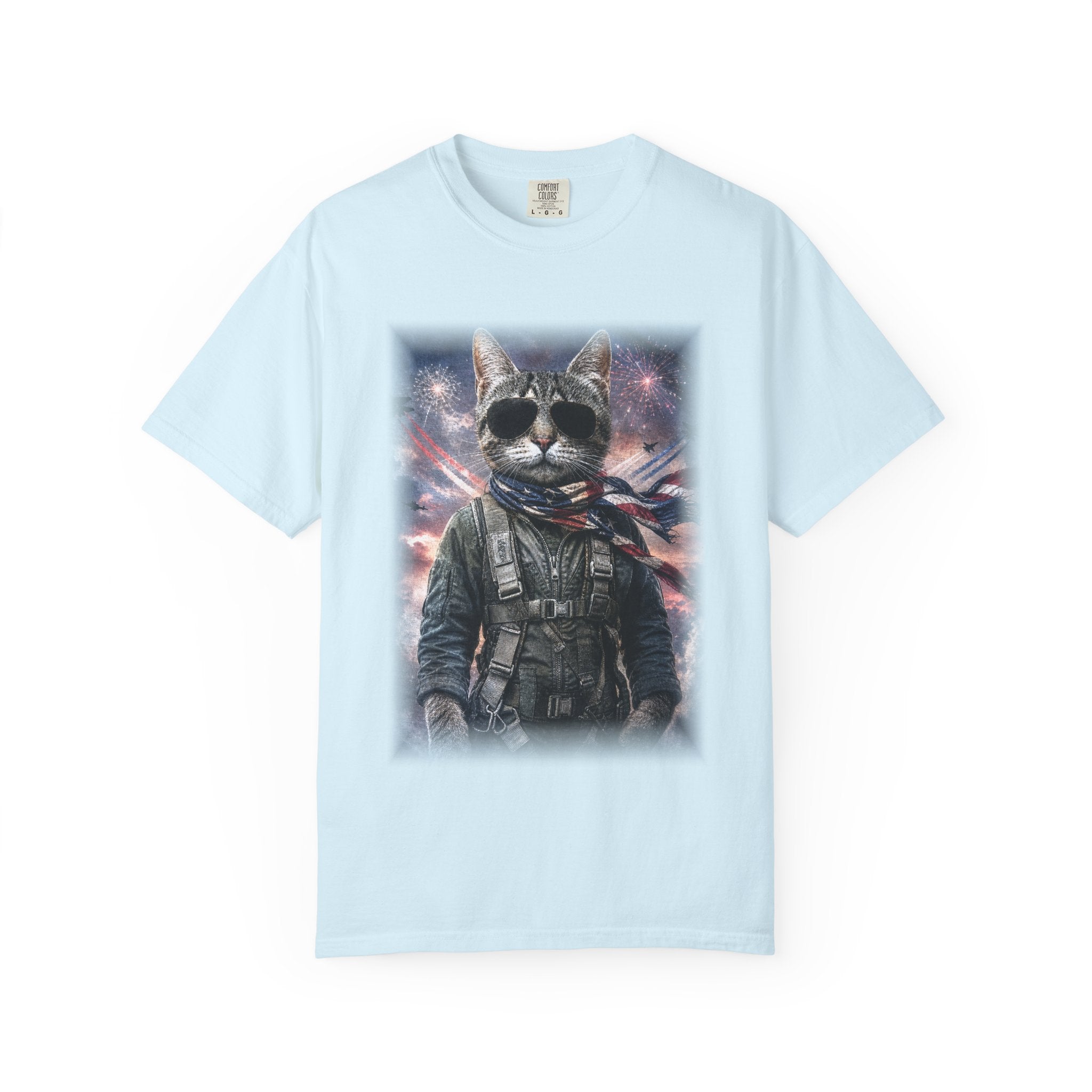 Patriotic Space Aviator Graphic Tee