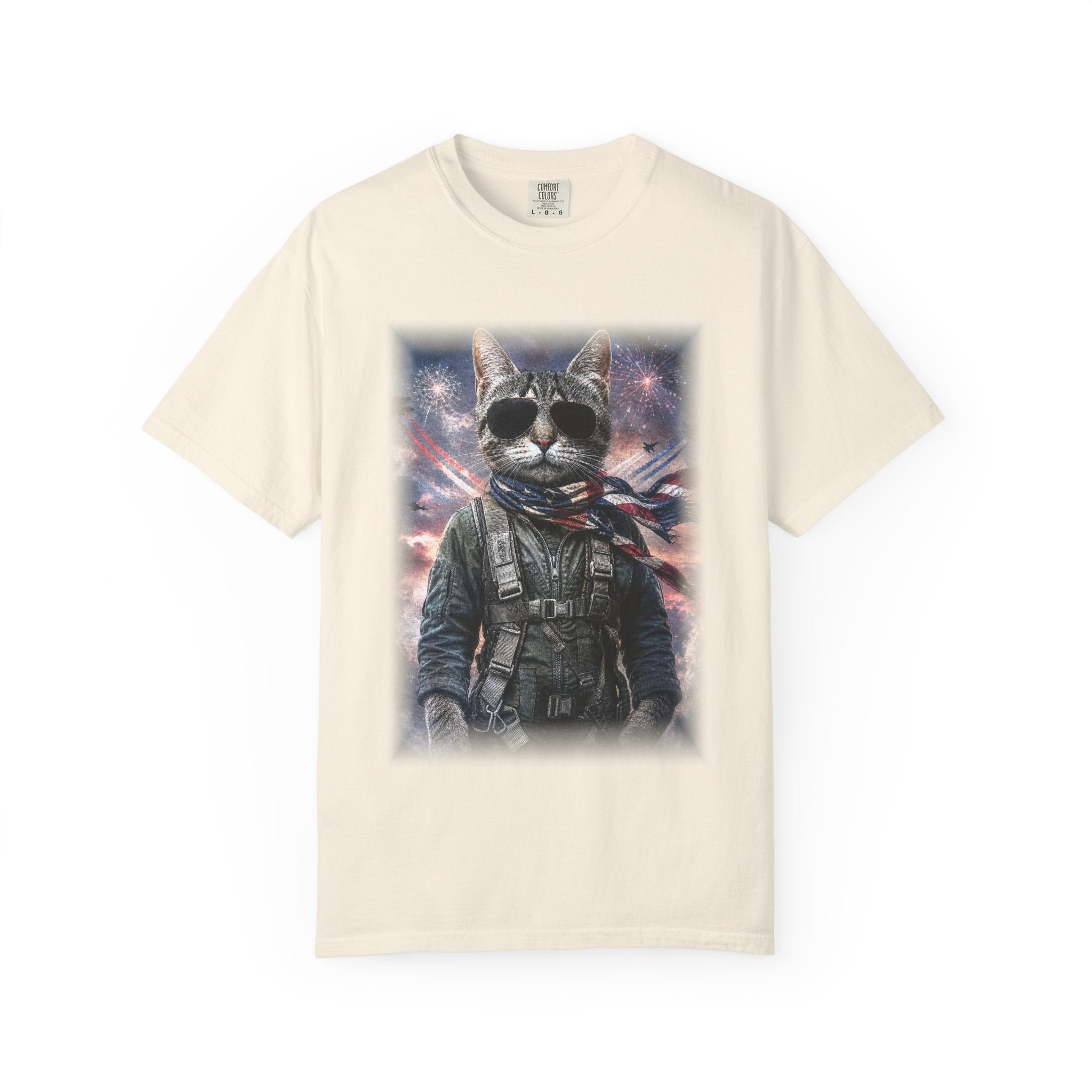 Patriotic Space Aviator Graphic Tee