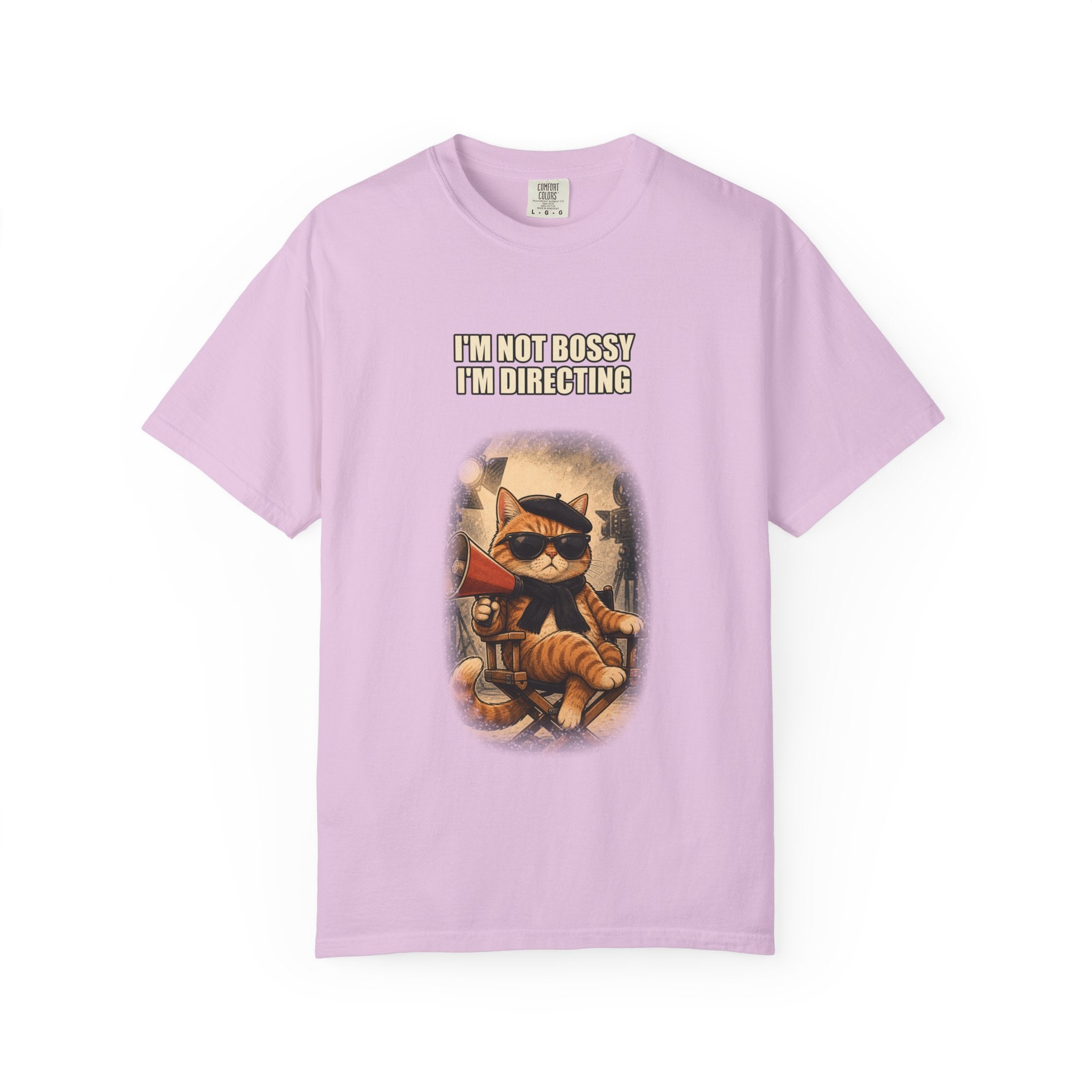 Cat Director T-Shirt — "I'm Not Bossy I'm Directing" Graphic Tee
