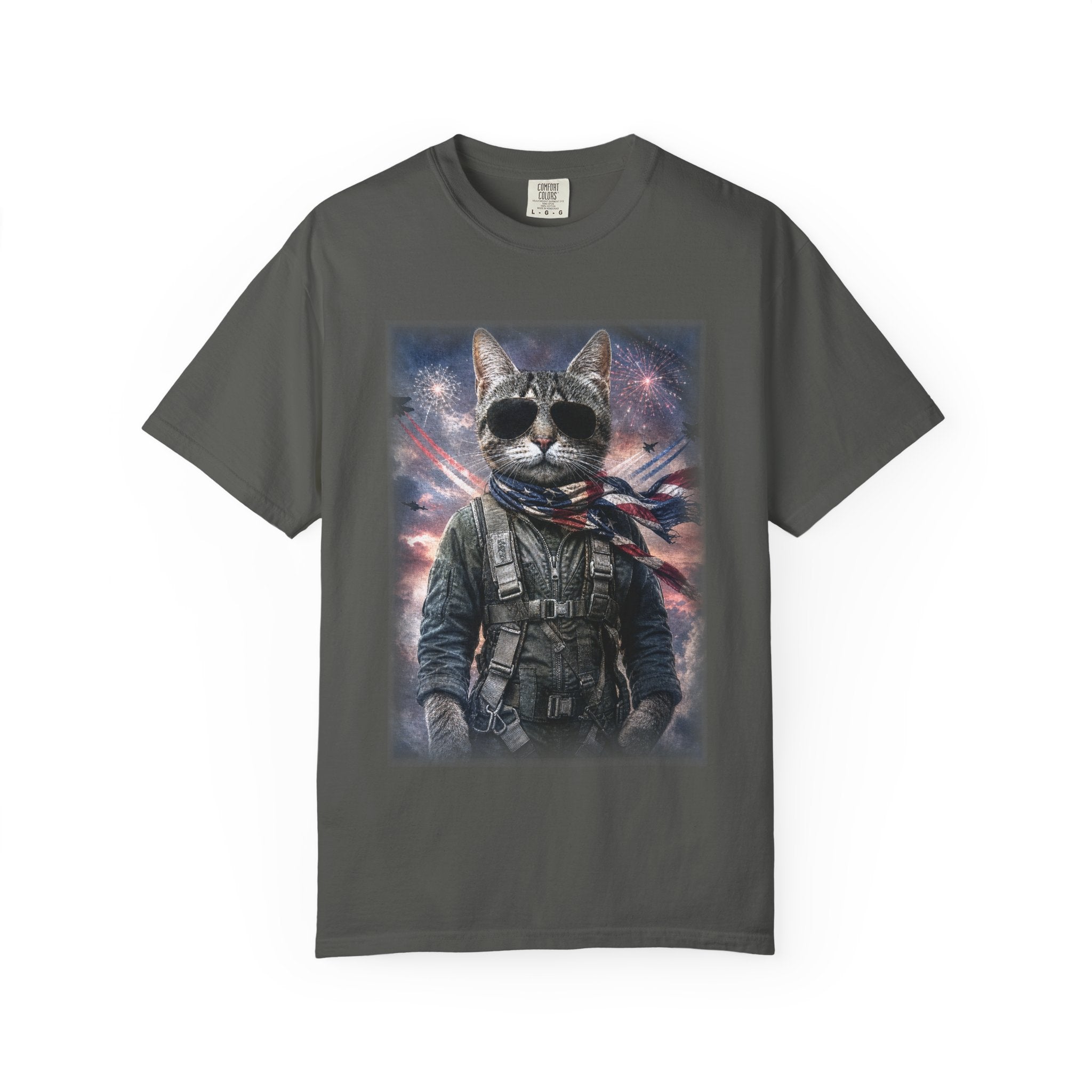 Patriotic Space Aviator Graphic Tee