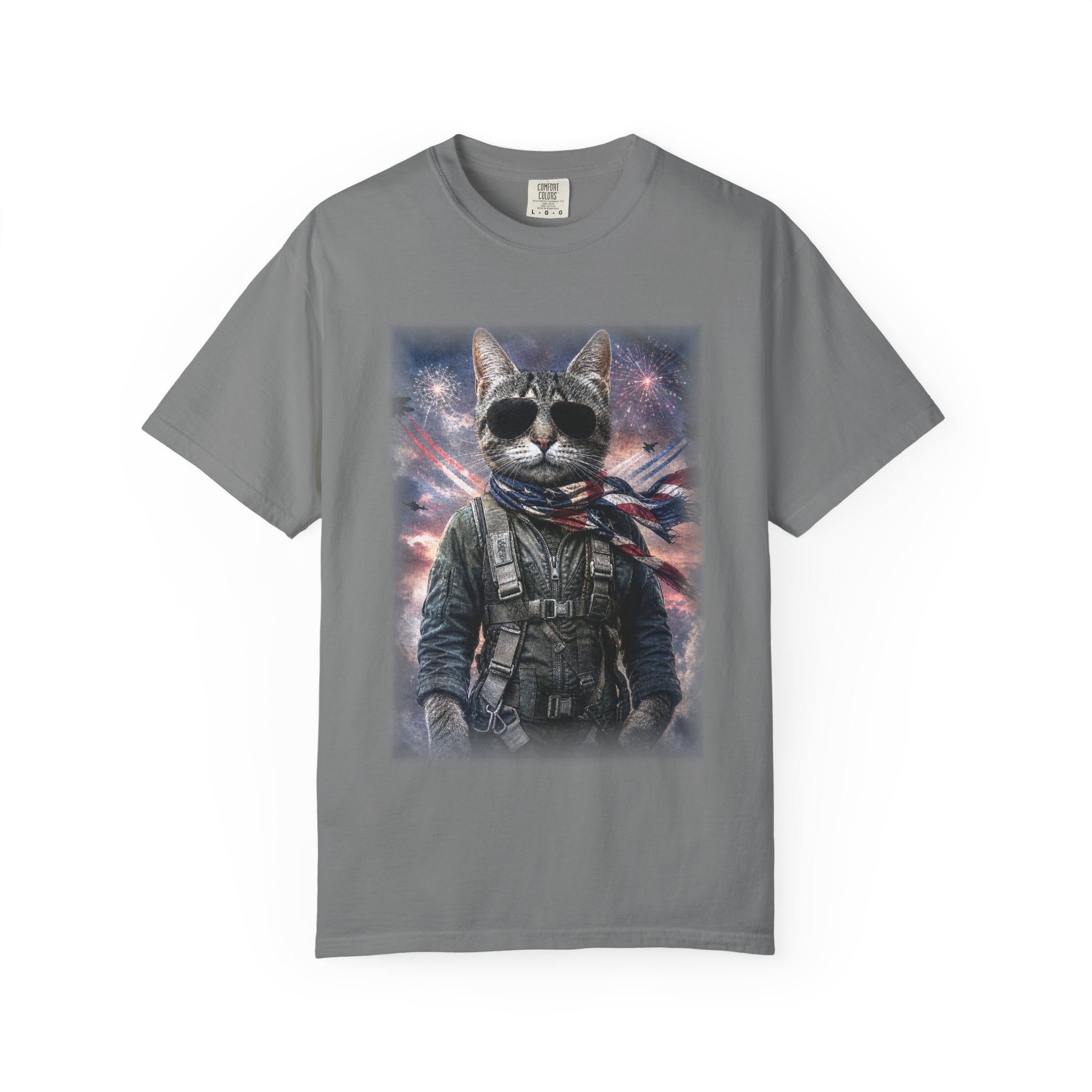 Patriotic Space Aviator Graphic Tee