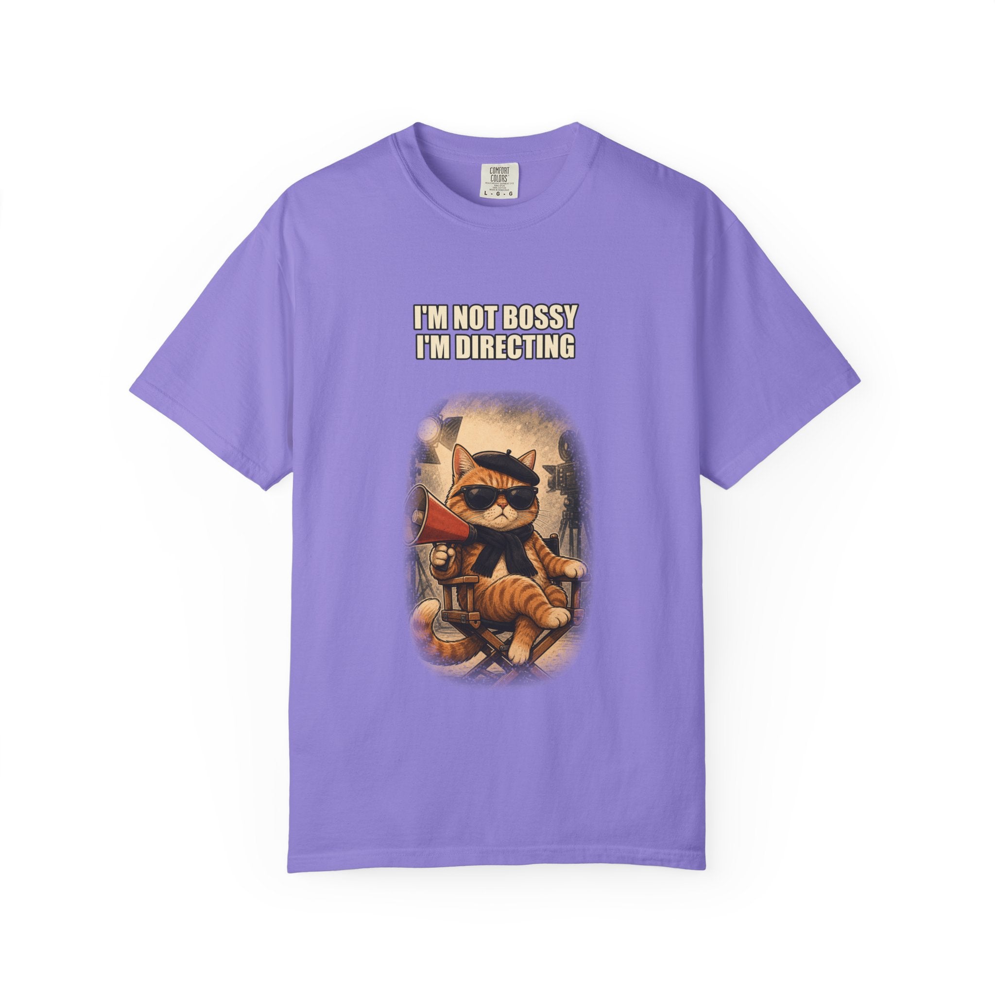 Cat Director T-Shirt — "I'm Not Bossy I'm Directing" Graphic Tee