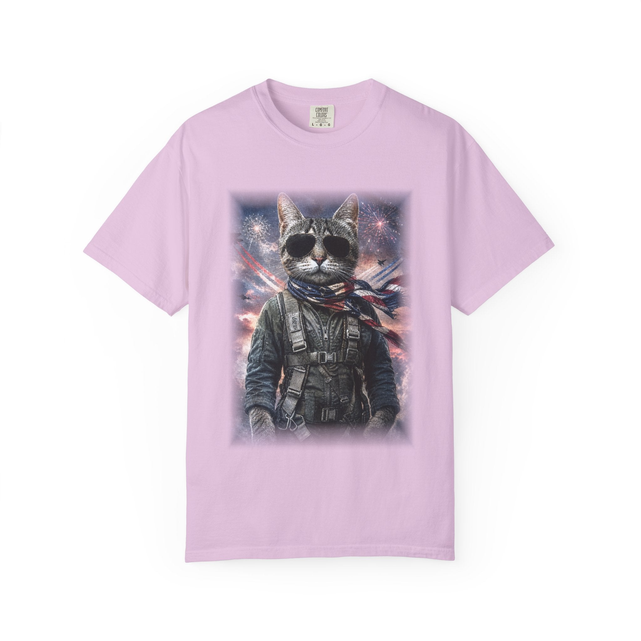 Patriotic Space Aviator Graphic Tee