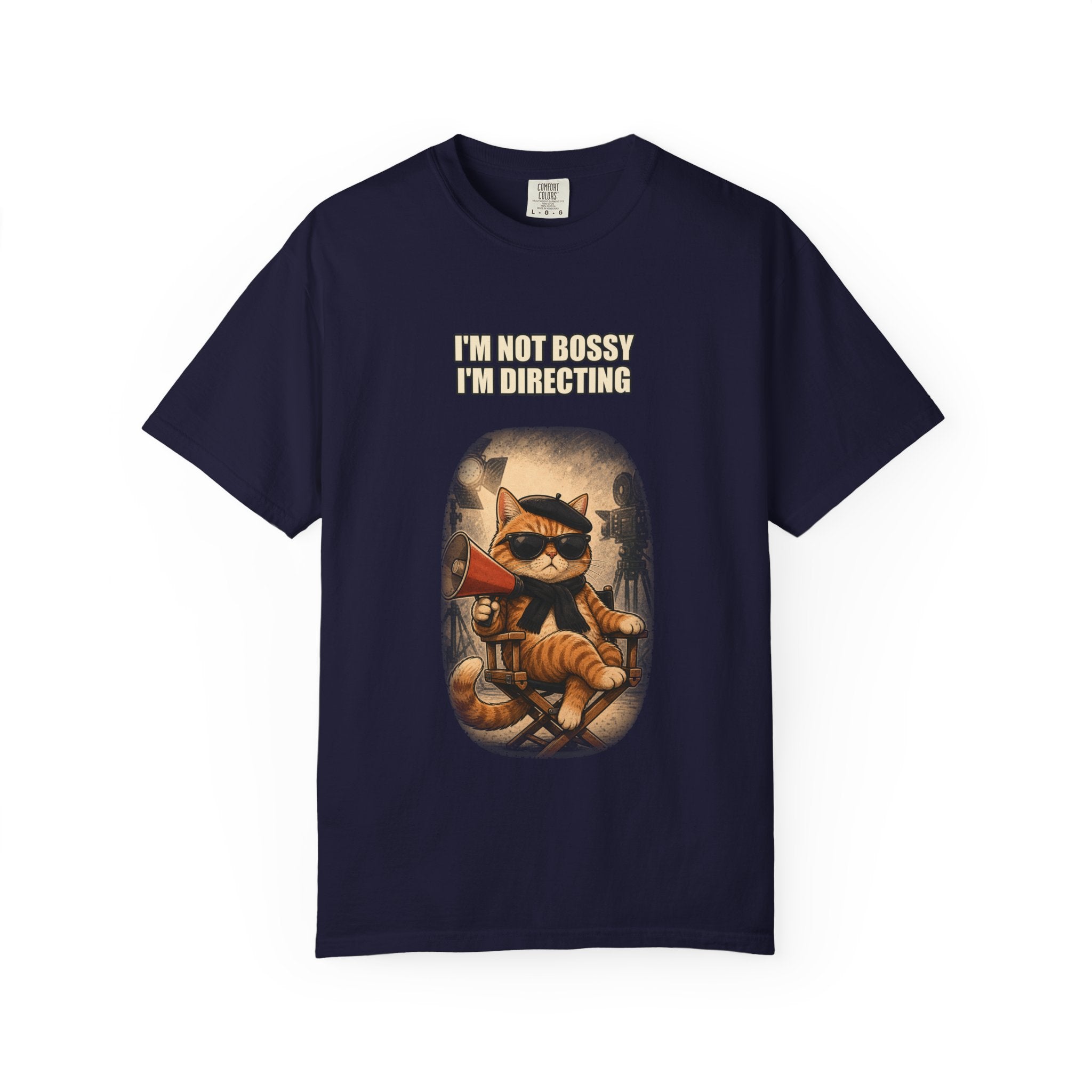 Cat Director T-Shirt — "I'm Not Bossy I'm Directing" Graphic Tee