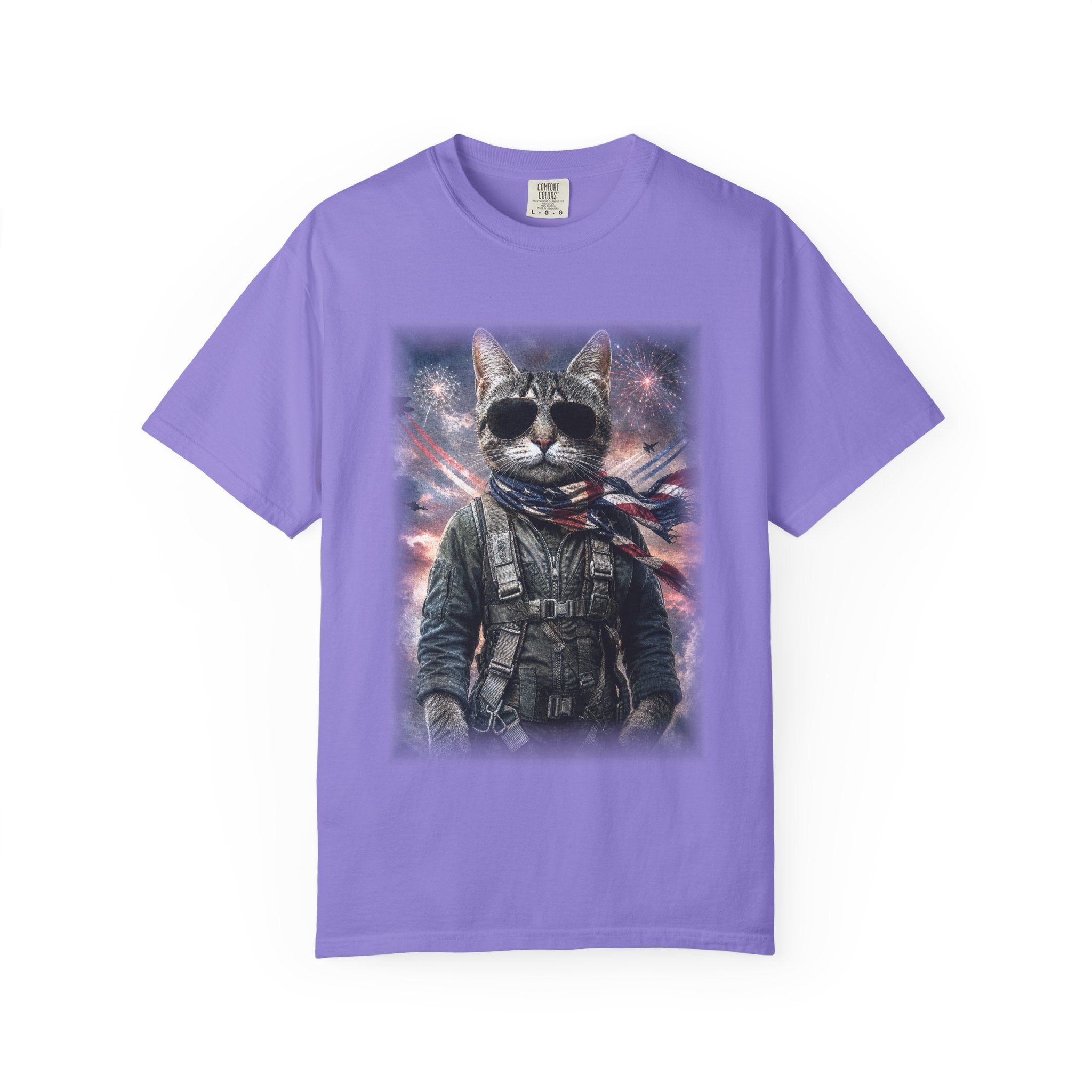 Patriotic Space Aviator Graphic Tee