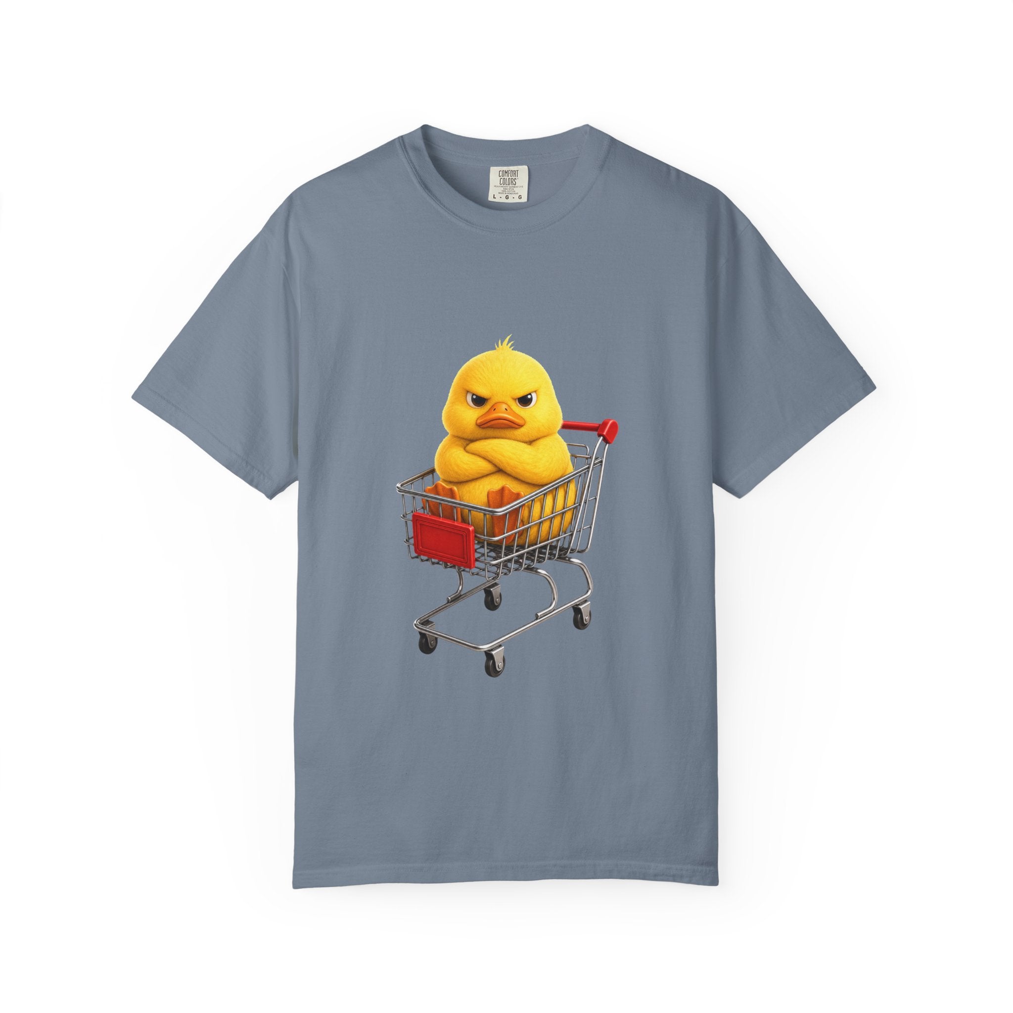 Angry Duckling in Shopping Cart T-Shirt
